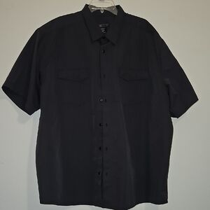 5.11 3XL Tactical Men's Dark Gray Short Sleeve Shirt.  Also Available In Black.